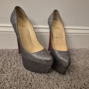 Christian Louboutin Glitter Daffodile Plattform